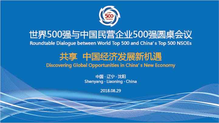 鐵嶺世界500強與中國民營(yíng)企業(yè)500強圓桌會(huì )議在沈召開(kāi)